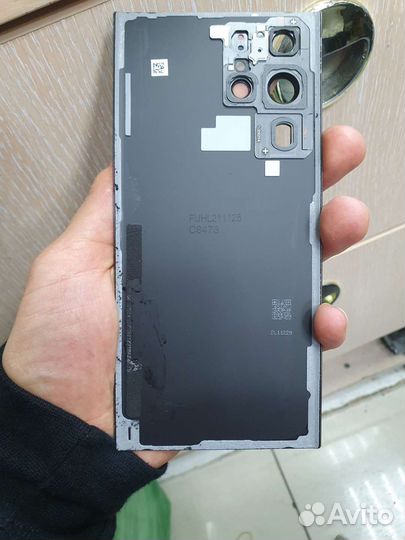 Крышка samsung s22 ultra ориг бардовый