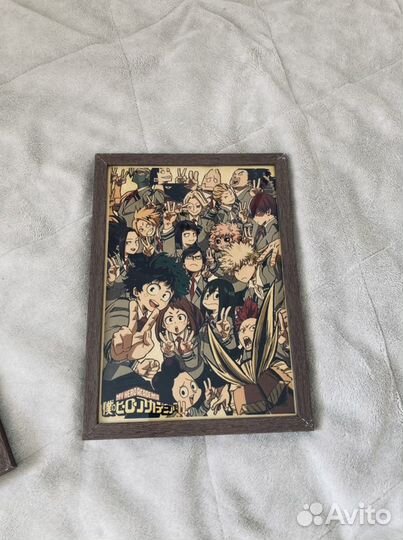 Аниме плакаты в рамке