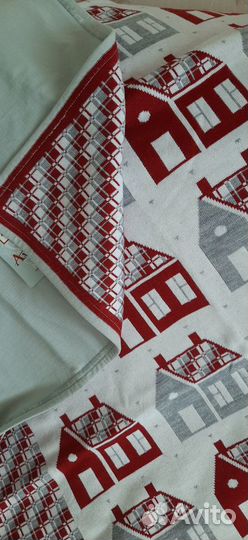 Плед/одеяло/коврик вязаный трикотаж