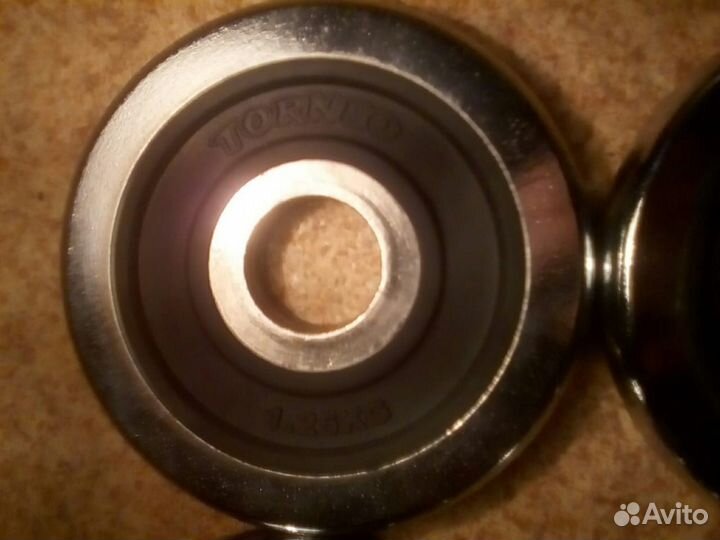 Блины Torneo хромированные по 1,25 кг