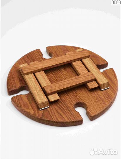 Деревянный столик для 4х бокалов оптом