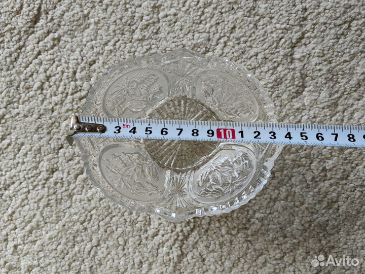 Салатники хрустальные