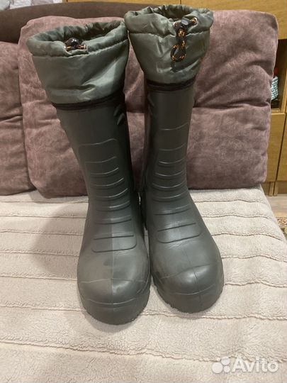 Сапоги резиновые мужские зимние