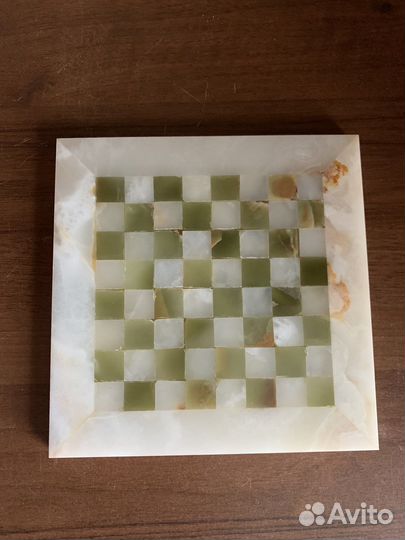 Шахматы из натурального камня оникс