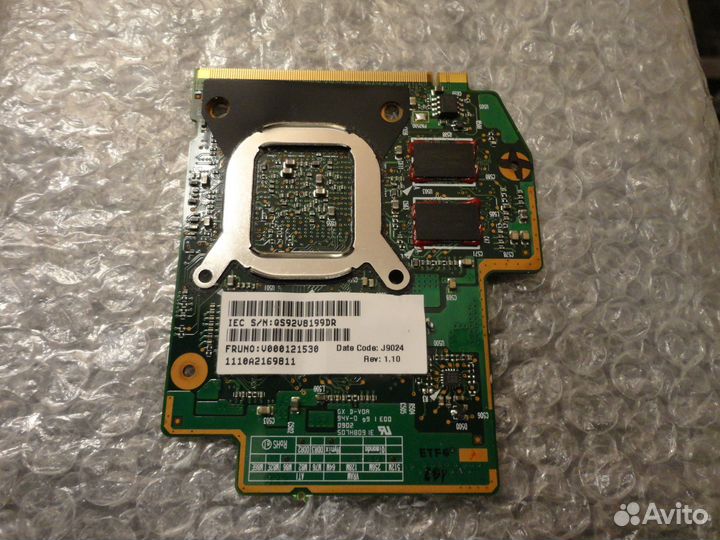 Видеокарта для ноутбука HD3650 512Mb