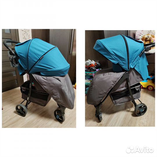 Прогулочная коляска Babyton comfort plus blue