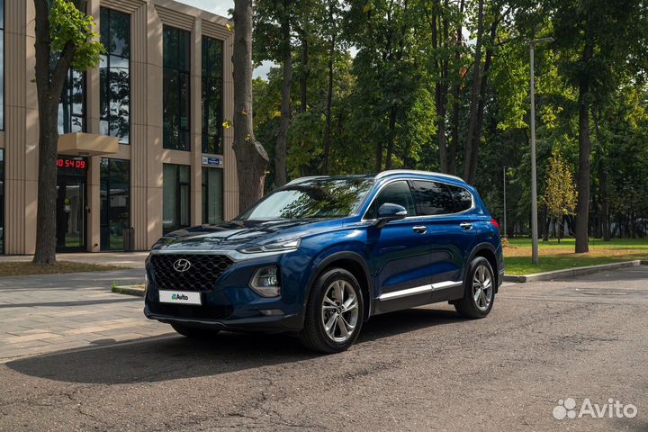 Hyundai Santa Fe 2.2 AT, 2018, 59 770 км