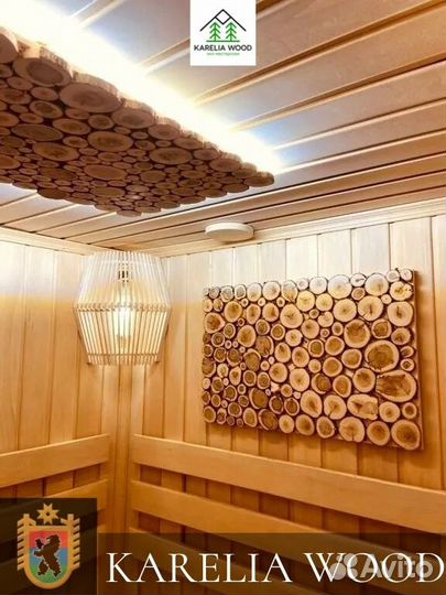 Можжевеловое панно из Карельского леса