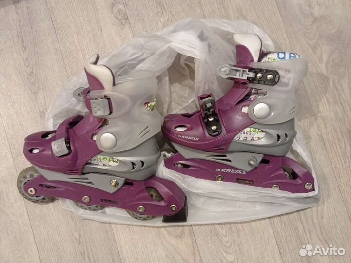 Детские ролики с защитой