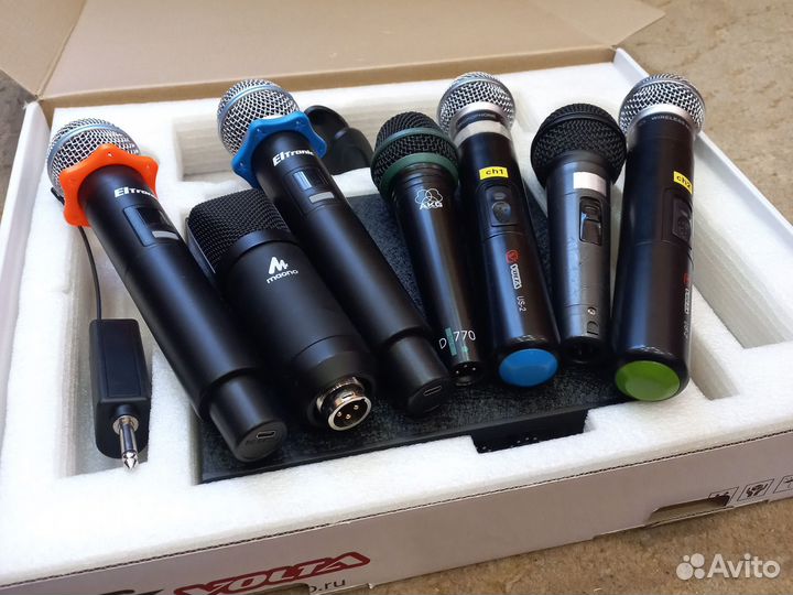 Микрофоны беспроводные, и проводные