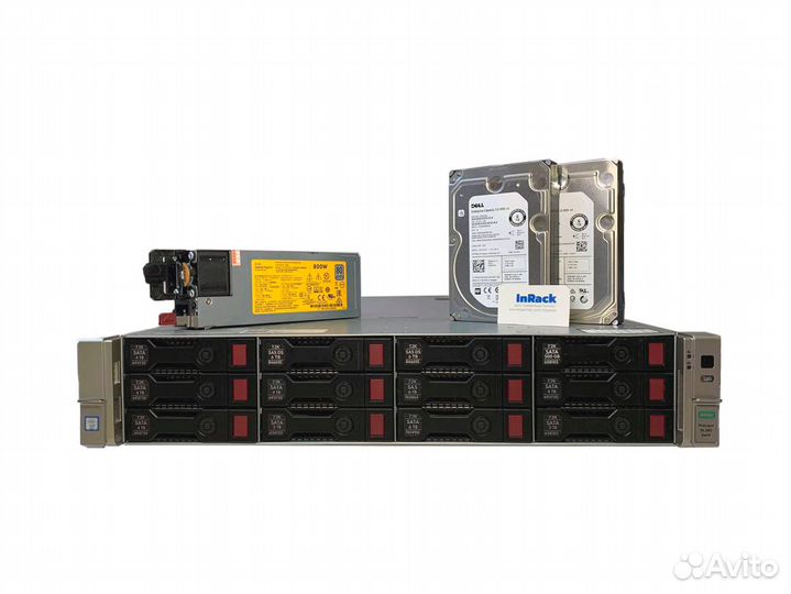 Сервер HP DL380 Gen9 12LFF 2x E5-2687Wv3 128GB