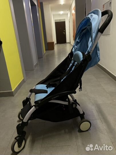 Коляска yoya babytime голубая