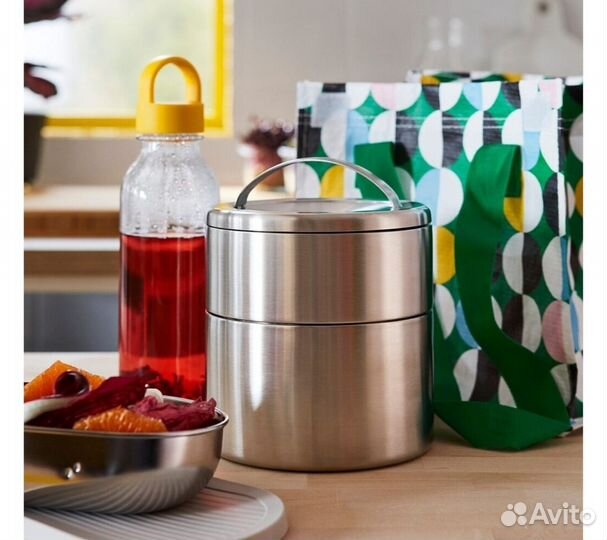 Термос для еды ланч бокс forskaffa IKEA новый