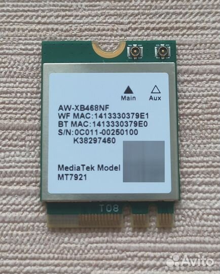 Сетевая карта MediaTek MT7921