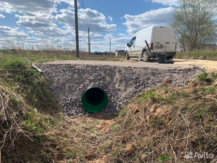 Заезд на участок