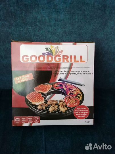 Сковорода гриль газ