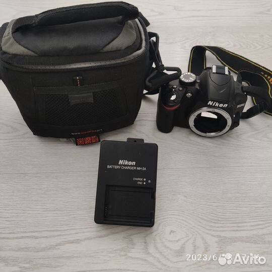 Фотоаппарат Nikon D 3200+сумка+Карта памяти на 16