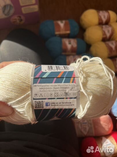 Пряжа нитки для вязания Alize Diva/Cotton Baby