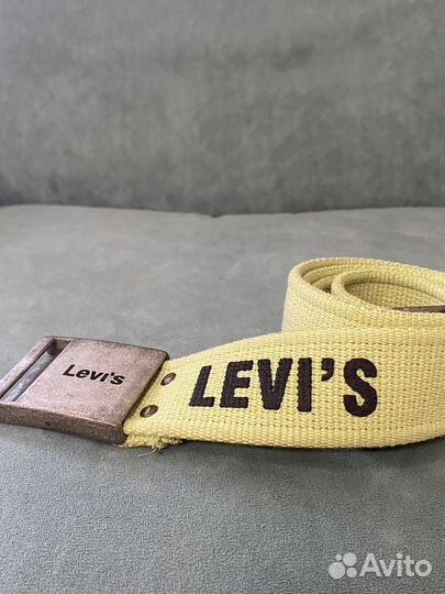 Ремень Levi’s тканевый оригинал 95 см винтаж