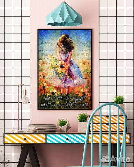 Постер #03-1009 Цветы, романтика, любовь