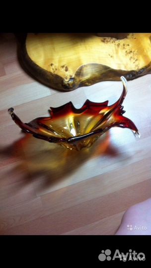 Ваза цветное стекло