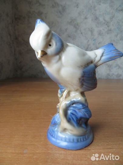 Фарфоровые статуэтки. СССР. Синичка