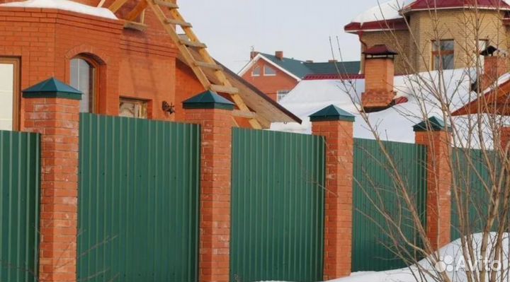 Забор из профлиста цена качественно