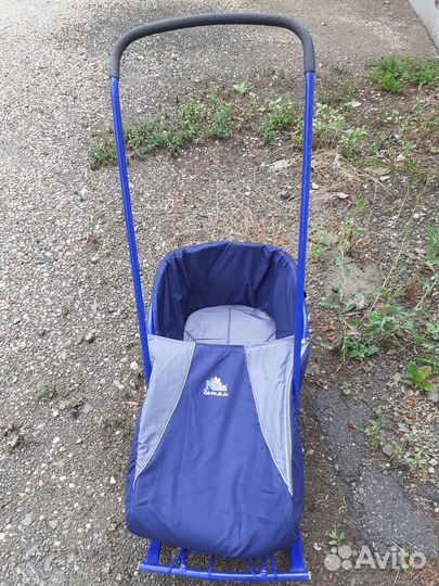 Санки с тёплым сидением