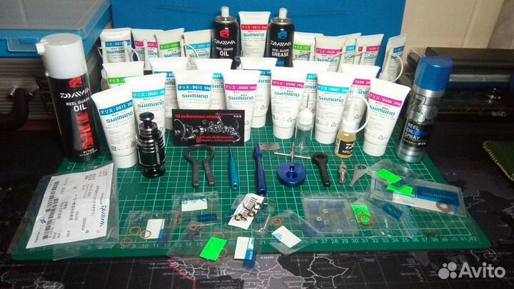 Техническое обслуживание рыболовных катушек