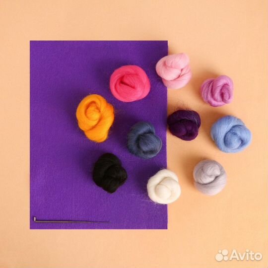 Живопись шерстью «Единорог»