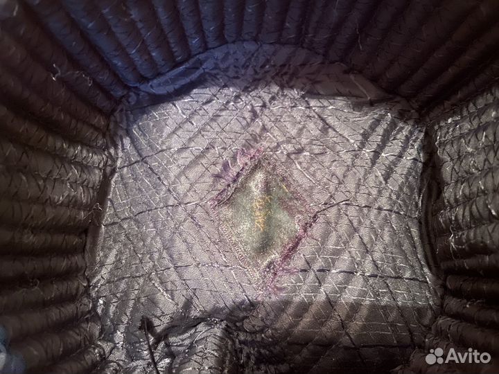 Норковая шапка мужская черная