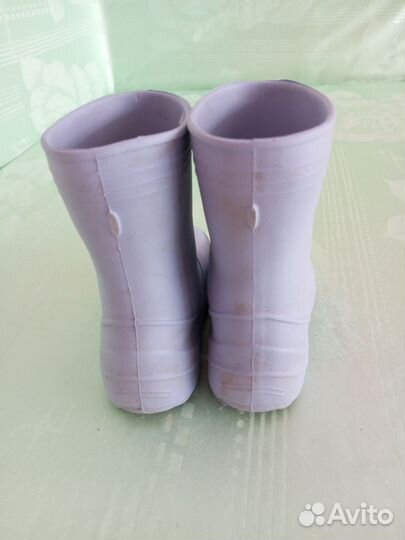 Сапоги резиновые для девочки (27 размер ) б/у