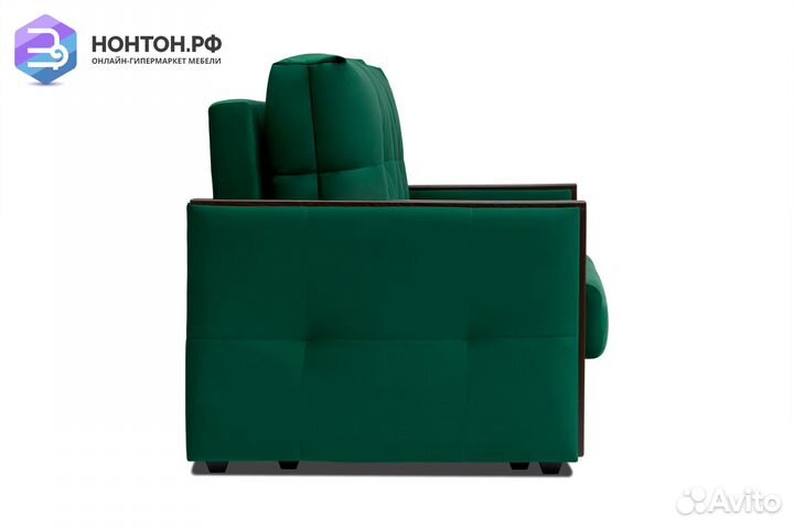 Диван еврокнижка Инсайд изумрудный