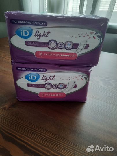 Урологические прокладки женские