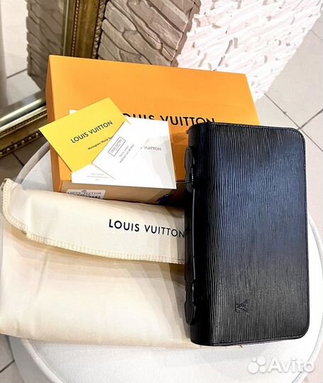 Louis vuitton клатч мужской с ручкой