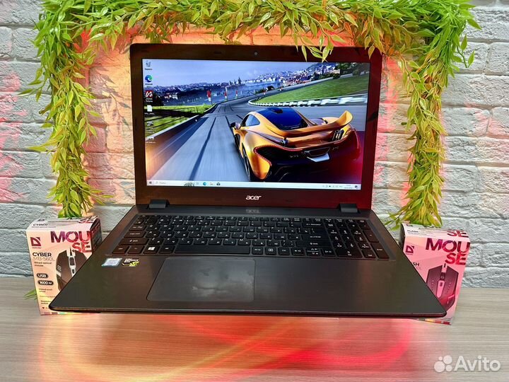 Игровой ноутбук Acer i5/16GB/SSD/650GB/2видеокарты