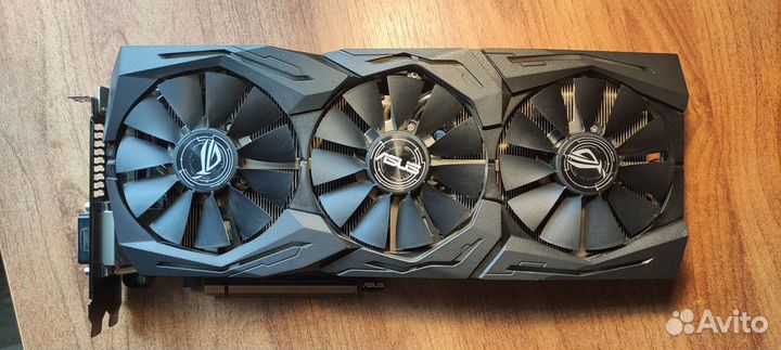 Видеокарта GTX 1060 6 GB asus ROG strix