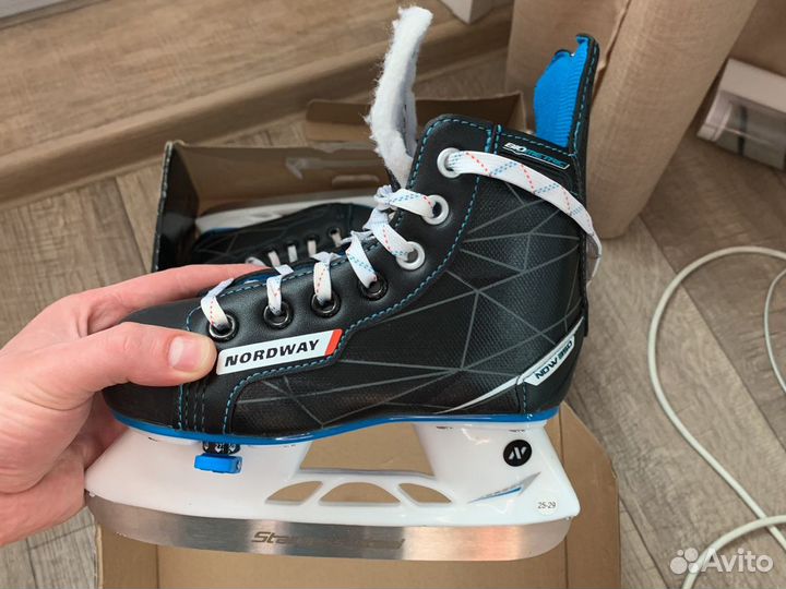 Коньки детские хоккейные раздвижные 25-29