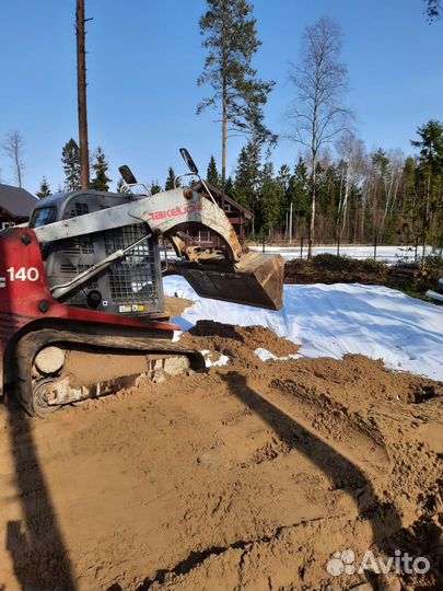 Услуги минипогрузчика