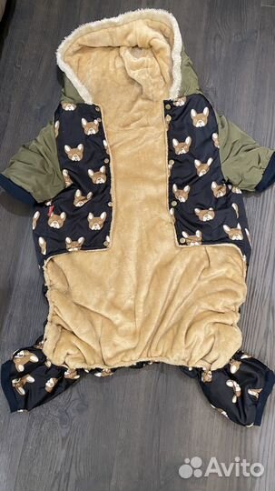 Комбинезон для собаки утепленный