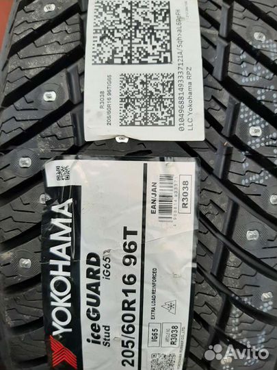 Yokohama IceGuard Stud IG65 205/60 R16 96T
