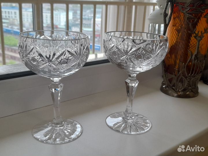 Фужеры для шампанского хрусталь СССР