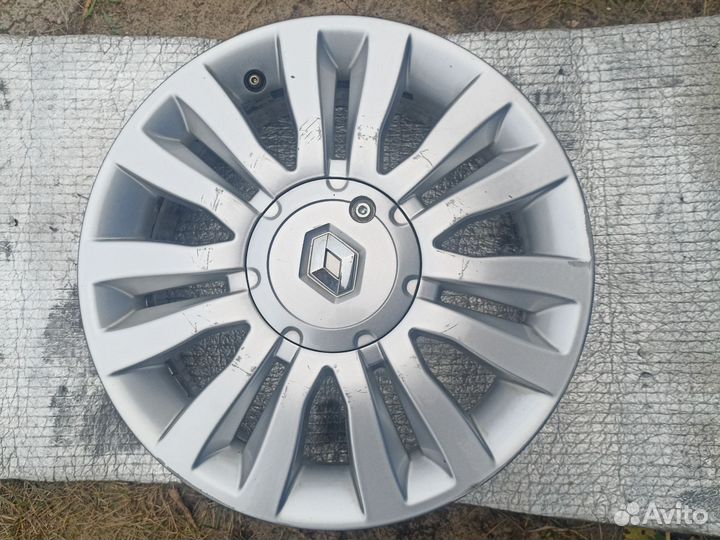 Литые диски r 15 renault logan оригинал