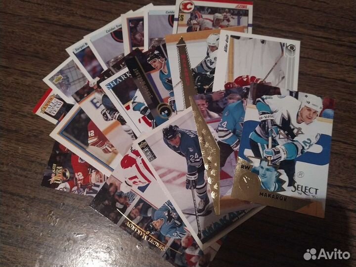 Хоккейные карточки Сергей Макаров