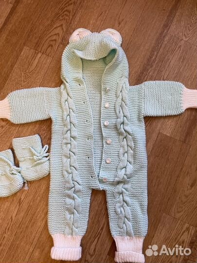 Вязаный комбинезон