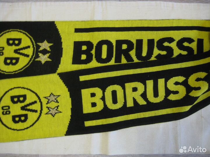 Футбольный шарф Челси, Юве, Сити, Боруссия