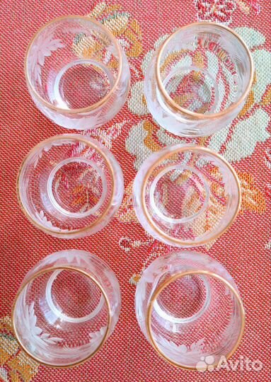 Стопки стеклянные 6 шт