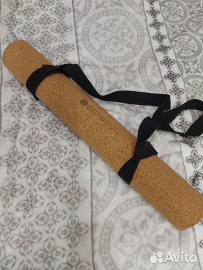 Коврик для йоги eatwood из пробки и каучука