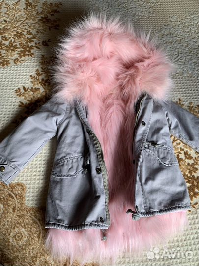 Парка для девочки 104 110
