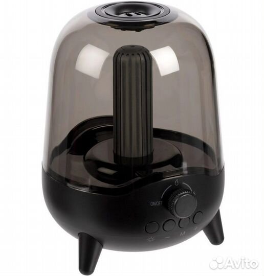 Беспроводная колонка с подсветкой, черная